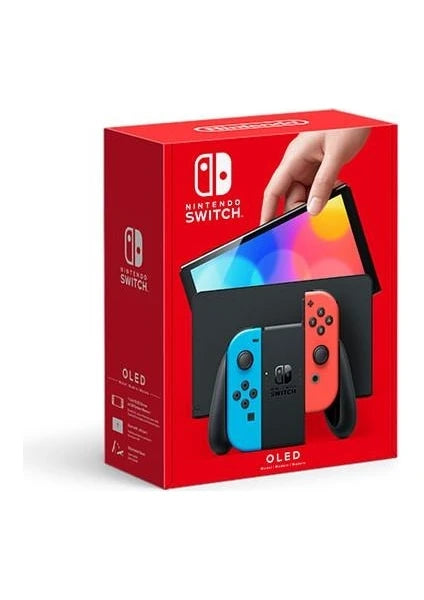 Nintendo Switch Oled Oyun Konsolu Kırmızı-Mavi - G