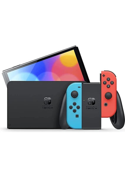 Nintendo Switch Oled Oyun Konsolu Kırmızı-Mavi - G